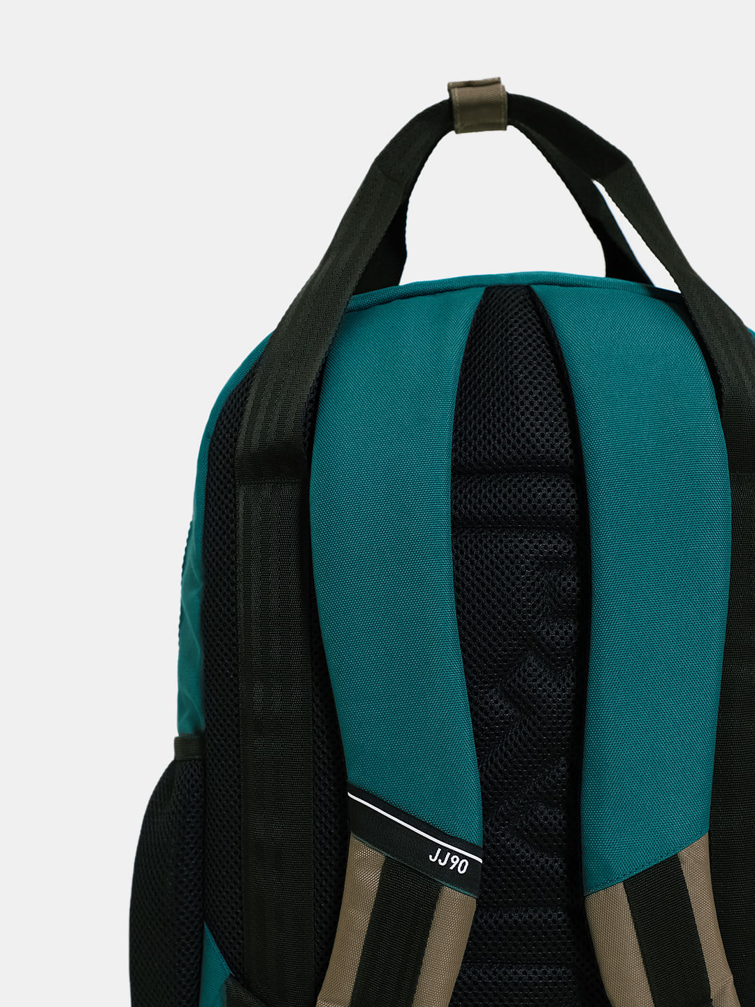 Green Colourblocked Everyday Backpack - Image 5