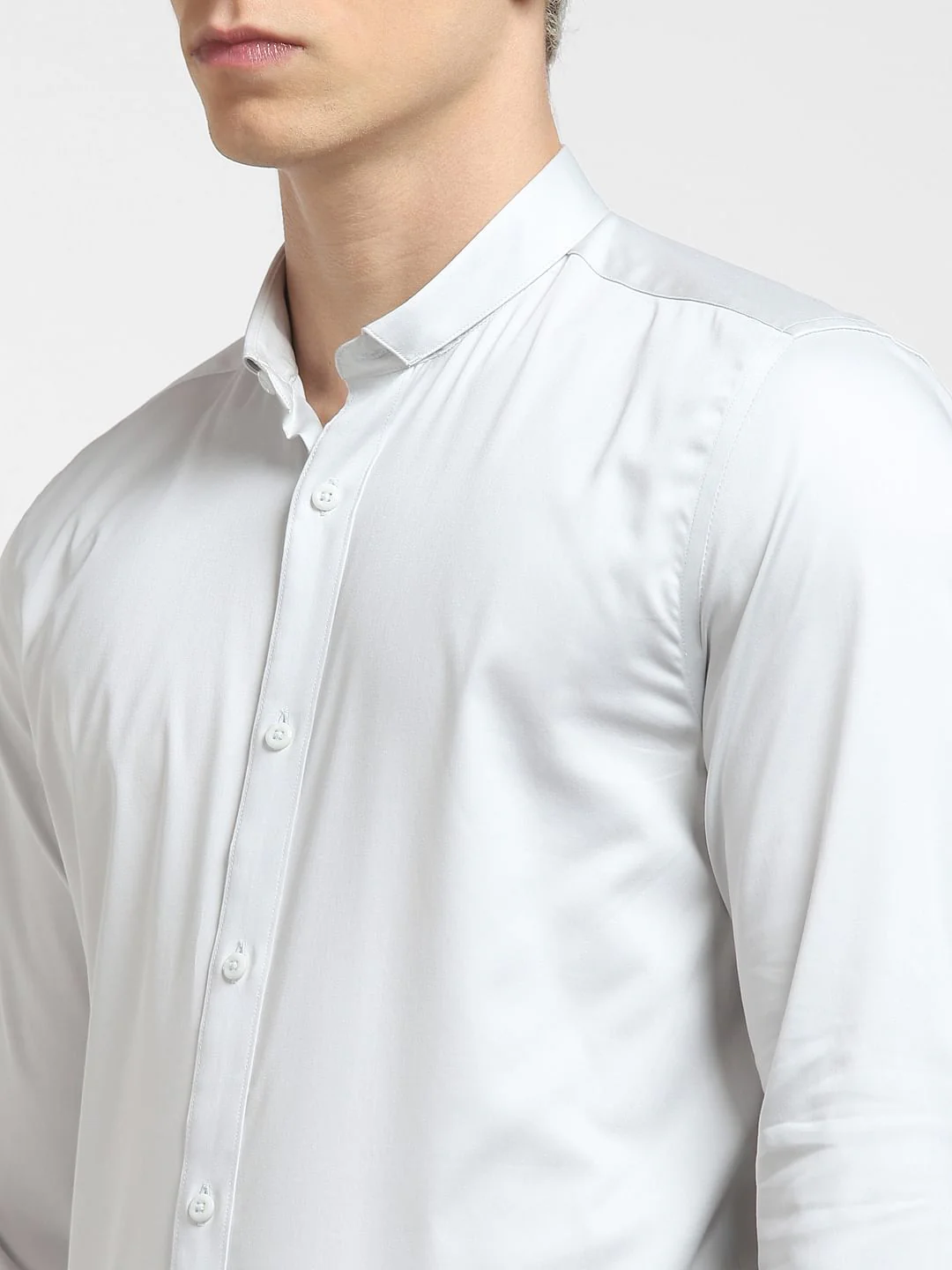 Light Grey Full Sleeves Shirt - Image 5