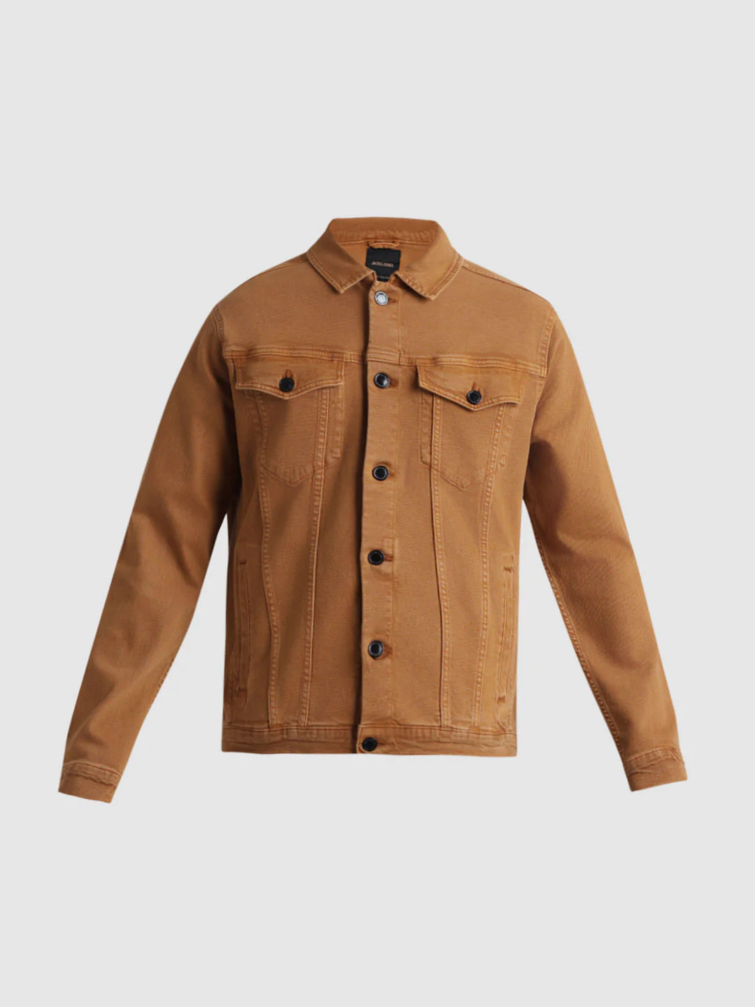 URBAN RACERS by JACK&JONES Dark Brown Over-Dyed Casual Jacket - Image 7
