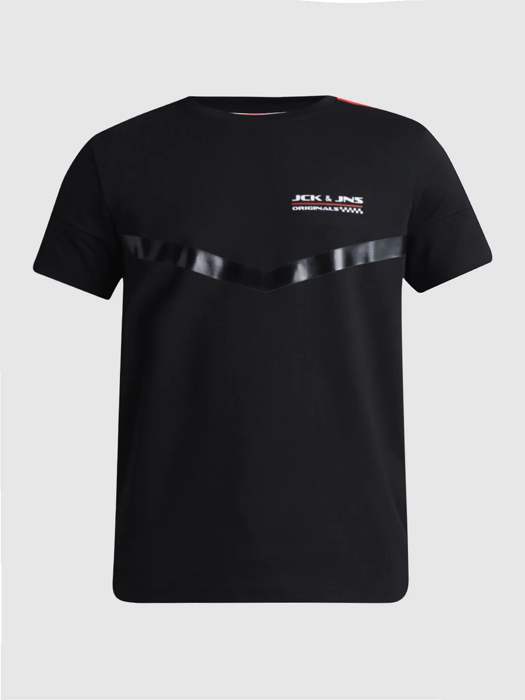 URBAN RACERS by Jack & Jones Black Crew Neck T-shirt - Image 7