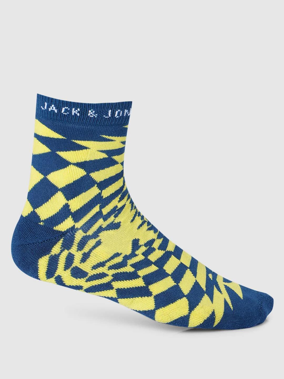 Pack Of 3 Printed Terry Mid Length Socks - Image 4