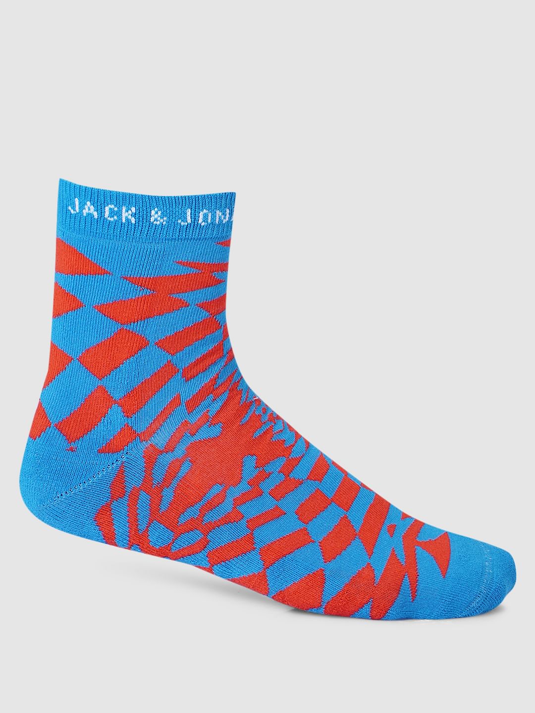 Pack Of 3 Printed Terry Mid Length Socks - Image 6