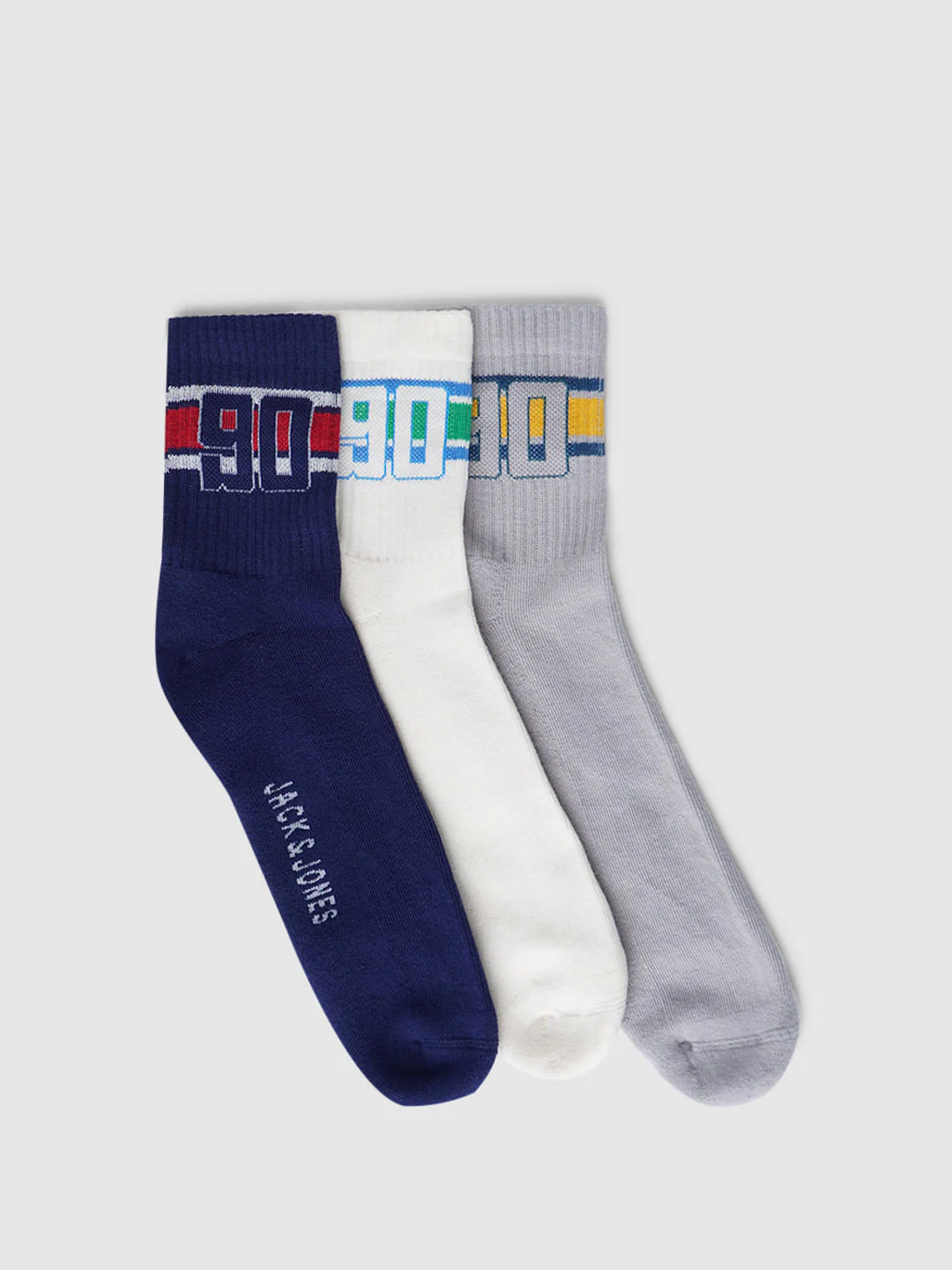 Pack Of 3 Terry Mid Length Socks - Image 5