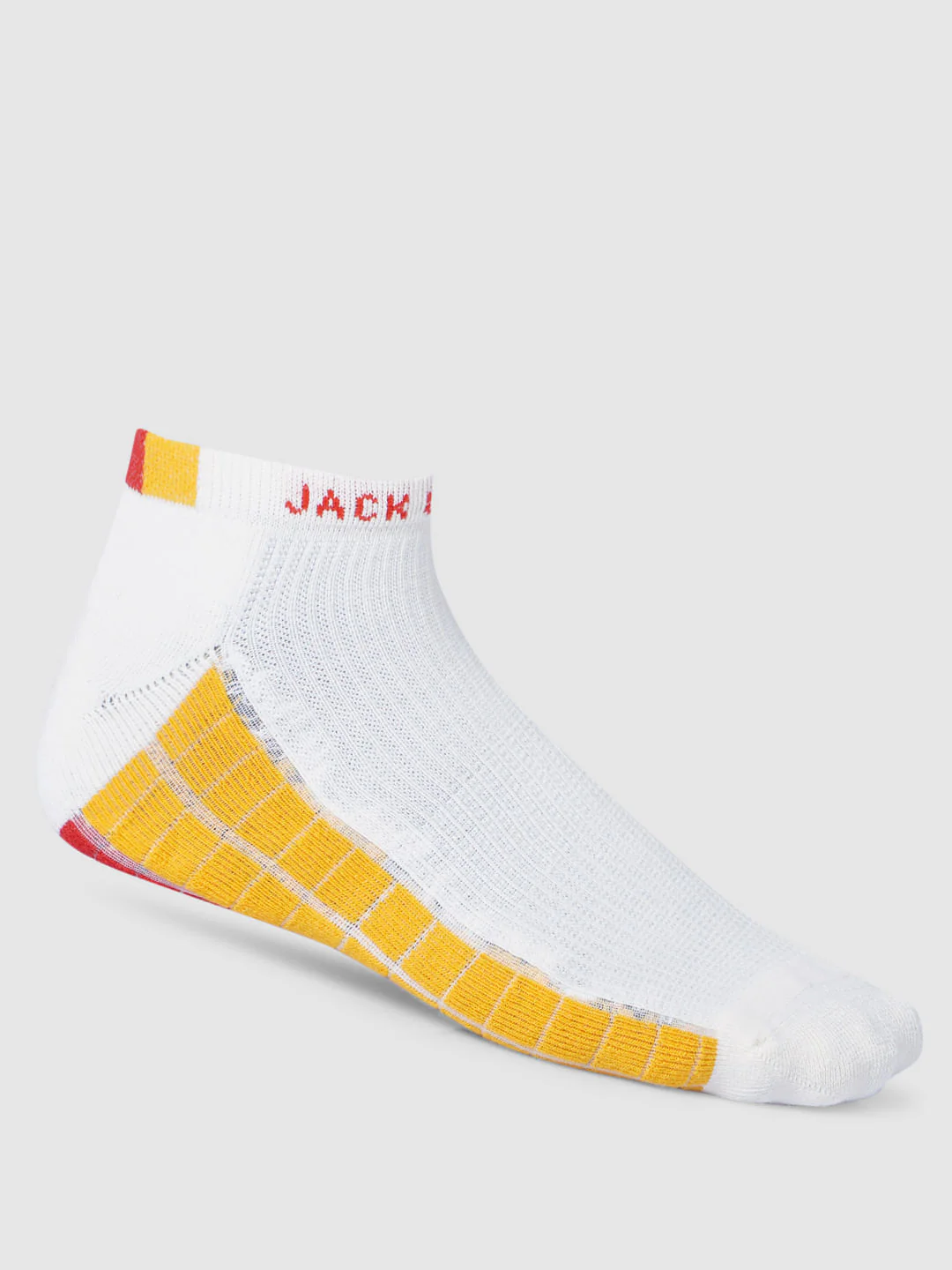 Pack Of 3 Colourblocked Terry Ankle Length Socks - Image 3
