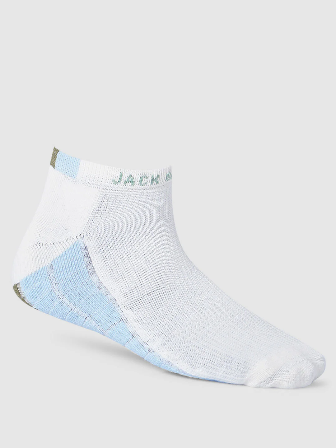 Pack Of 3 Colourblocked Terry Ankle Length Socks - Image 4