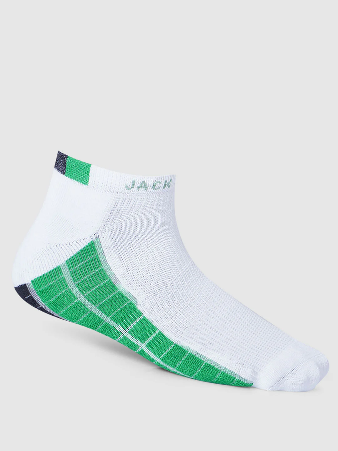 Pack Of 3 Colourblocked Terry Ankle Length Socks - Image 5