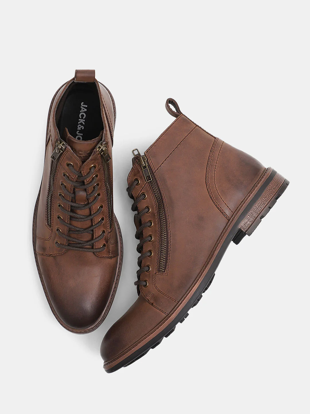 Brown Leather Boots - Image 3