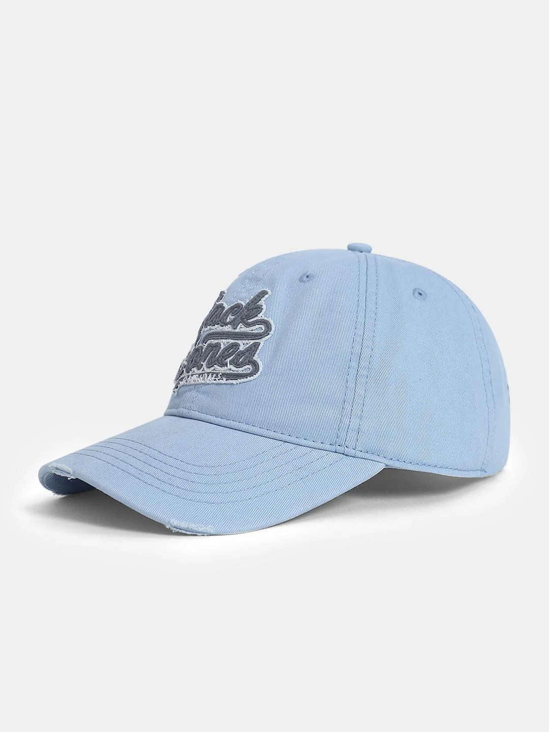Blue Embroidered Logo Varsity Cap - Image 2