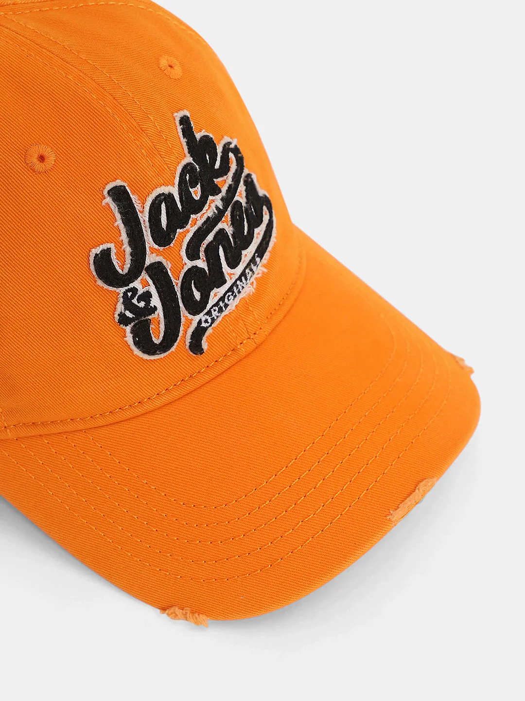 Orange Varsity Logo Baseball Cap - Image 4