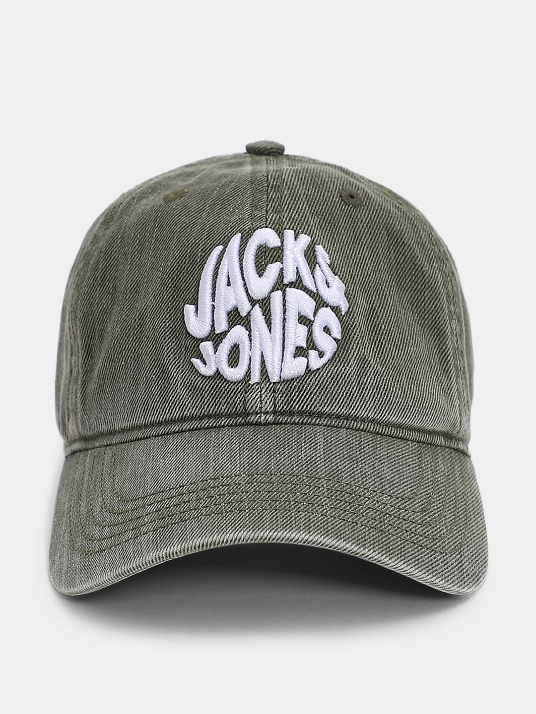 Green Faded Denim Cap