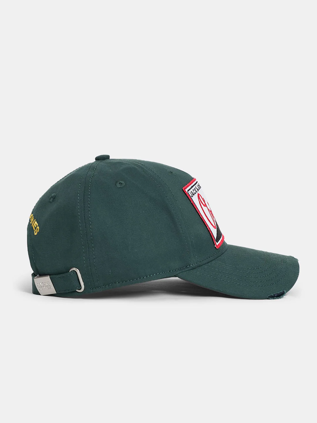Green Cotton Printed Cap - Image 3