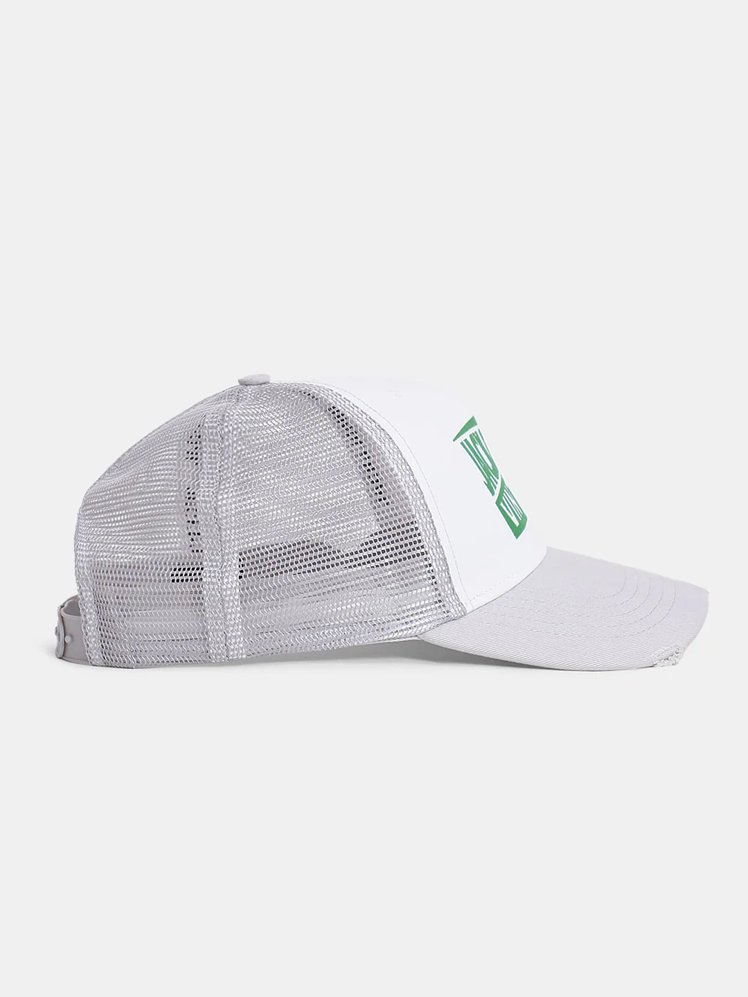 Grey Mesh Detail Trucker Cap - Image 3