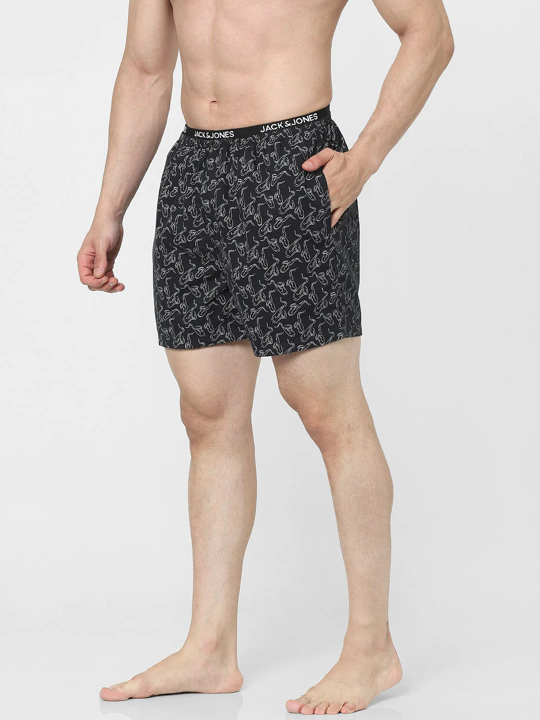 Black Printed Boxers - Image 2