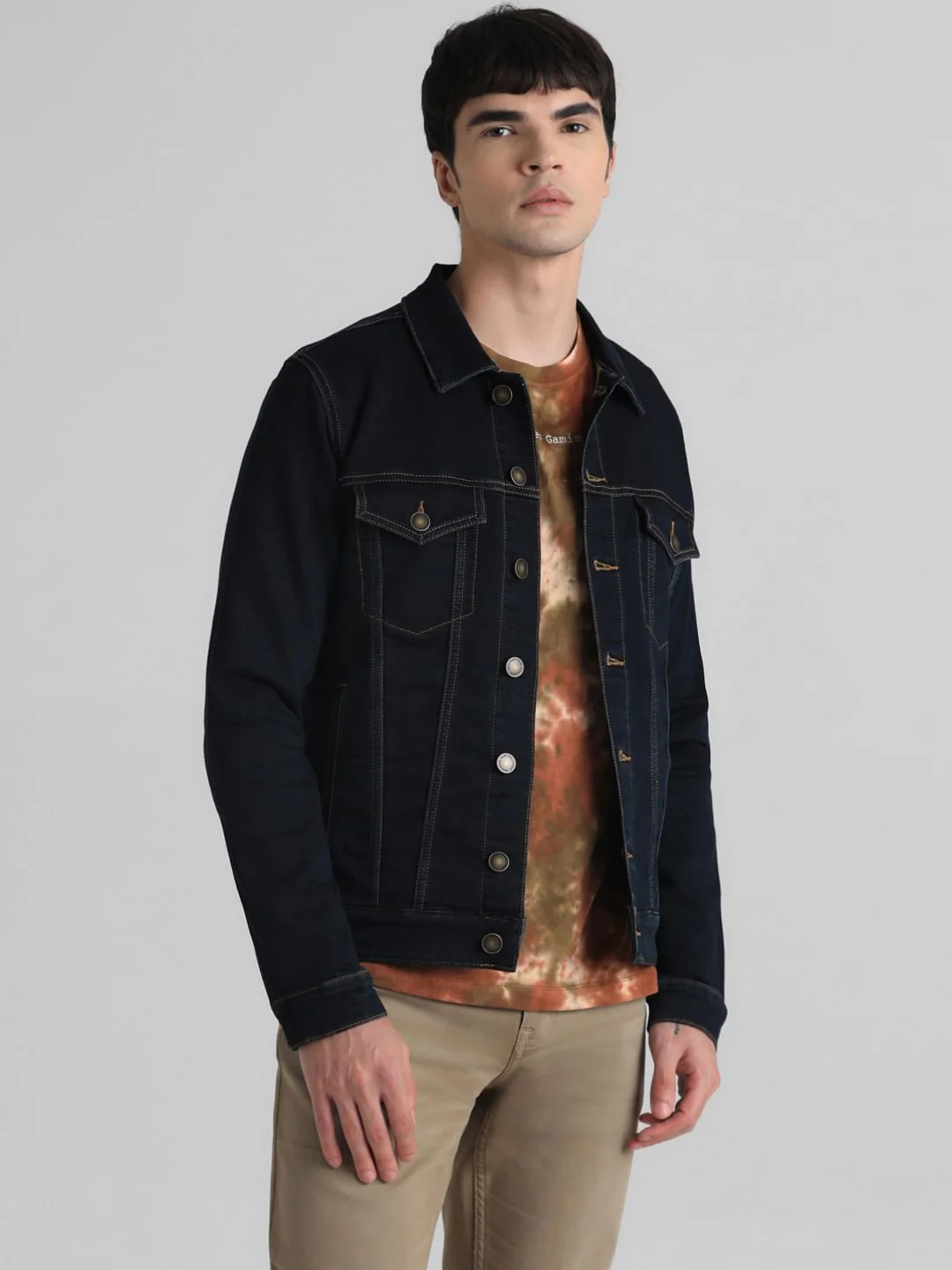 Dark Blue Denim Jacket - Image 2