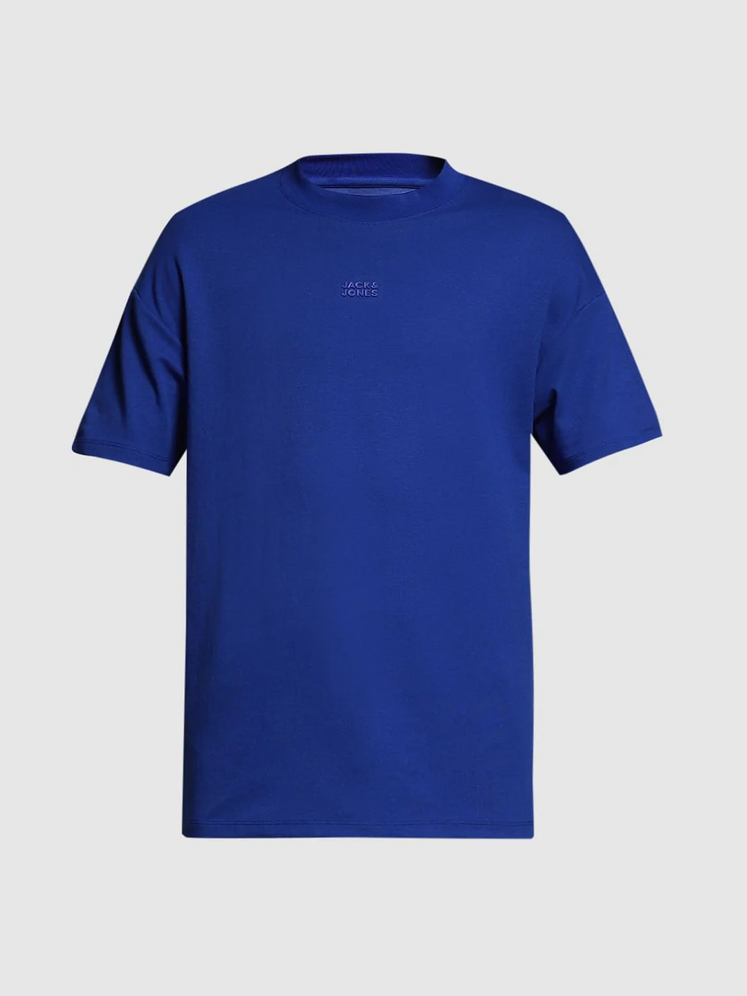 Dark Blue Knitted Oversized T-shirt - Image 7