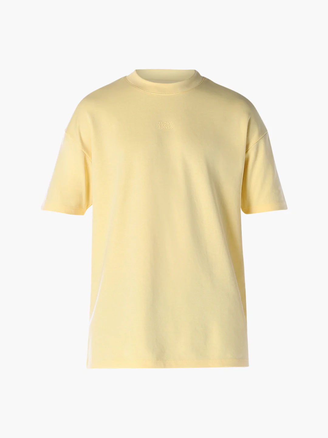 Logo Text Oversized Knit T-shirt - Yellow - Image 7