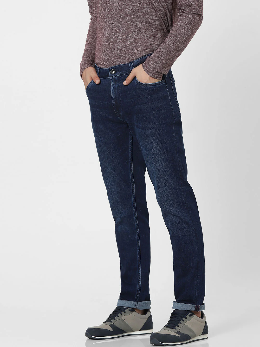 Blue Low Rise Ben Skinny Jeans - Image 3