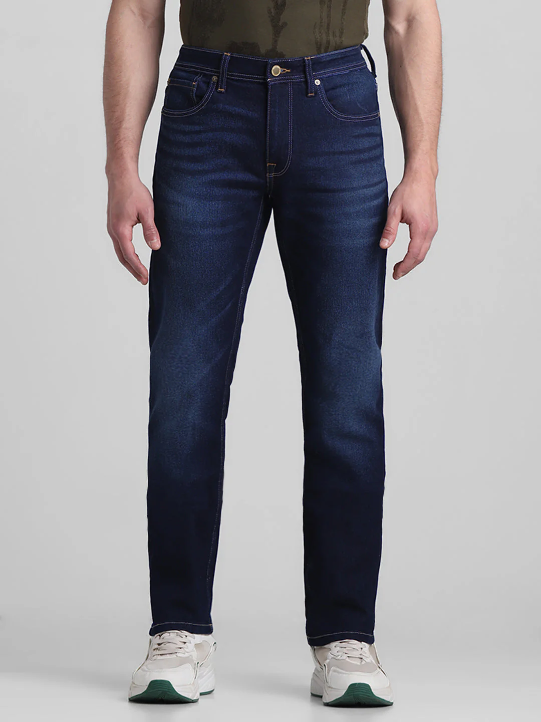 Clark Low Rise Regular Fit Jeans - Dark Blue - Image 7