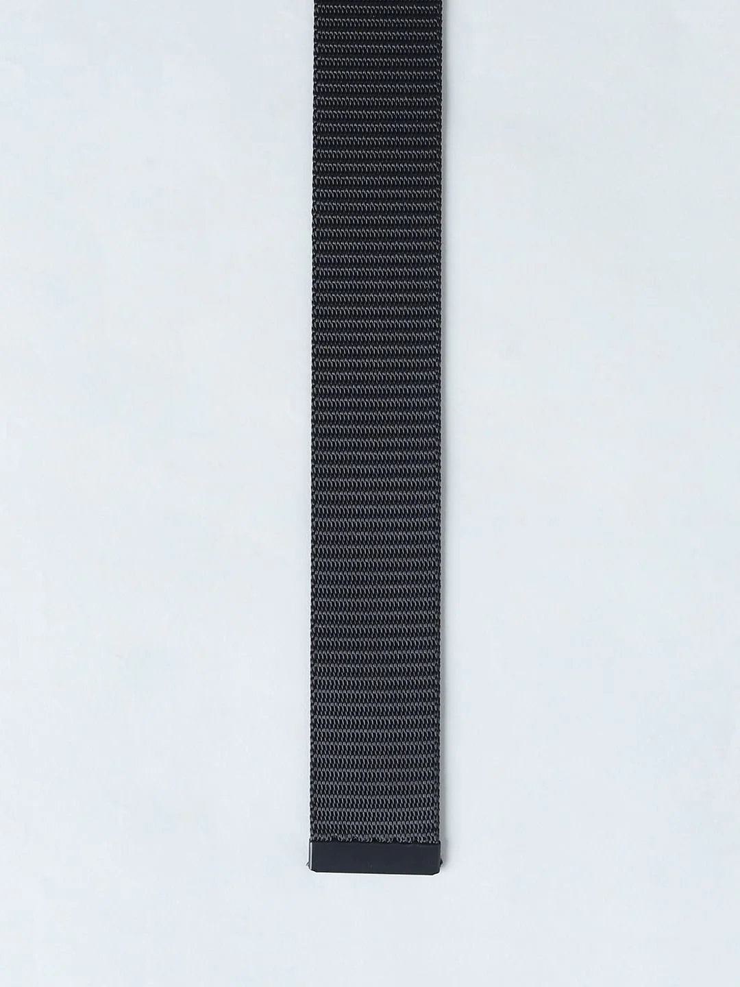 Black Logo Buckle Tape Belt - Image 5