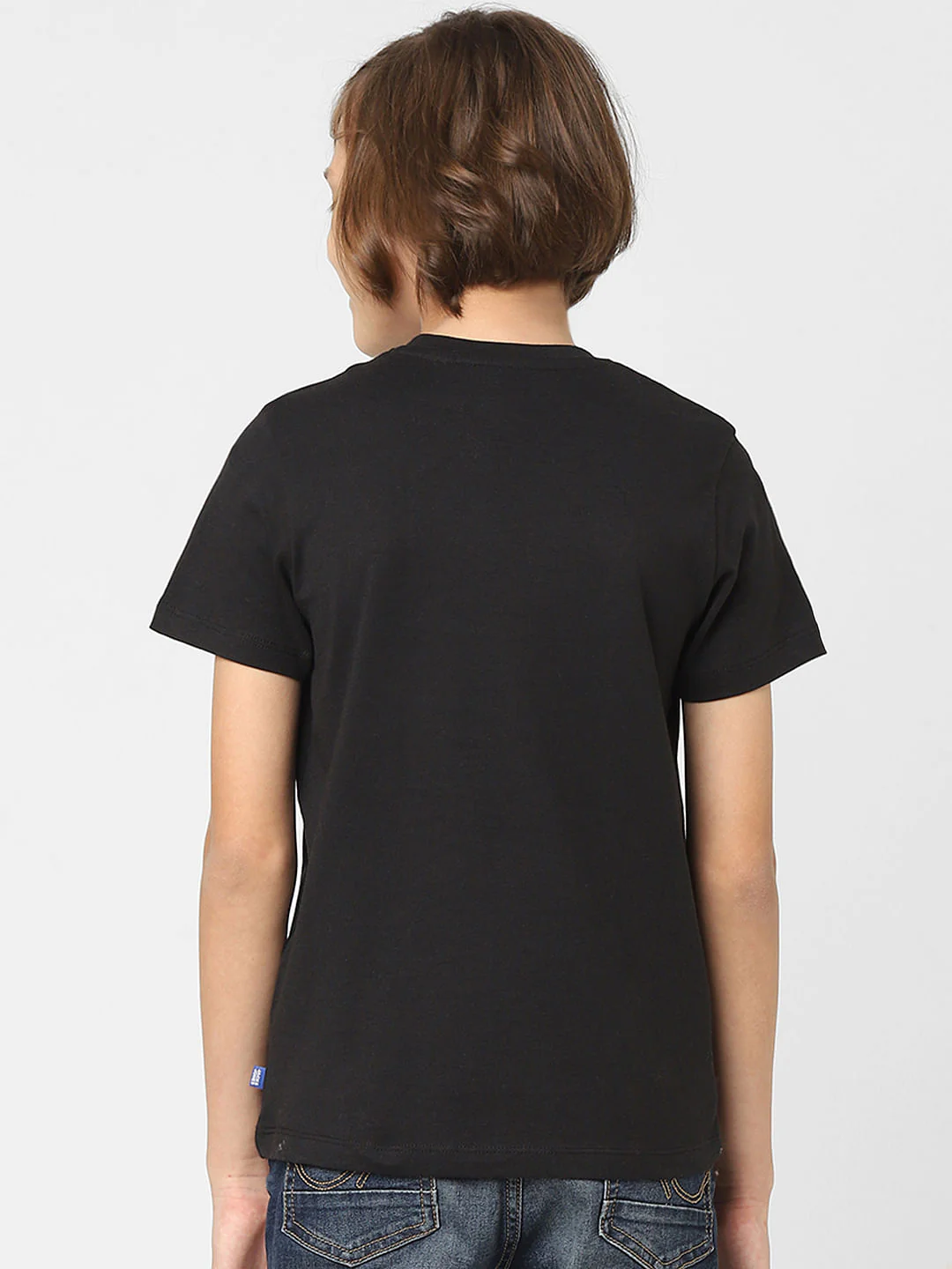 Boys Black Sequins Detail T-shirt - Image 4