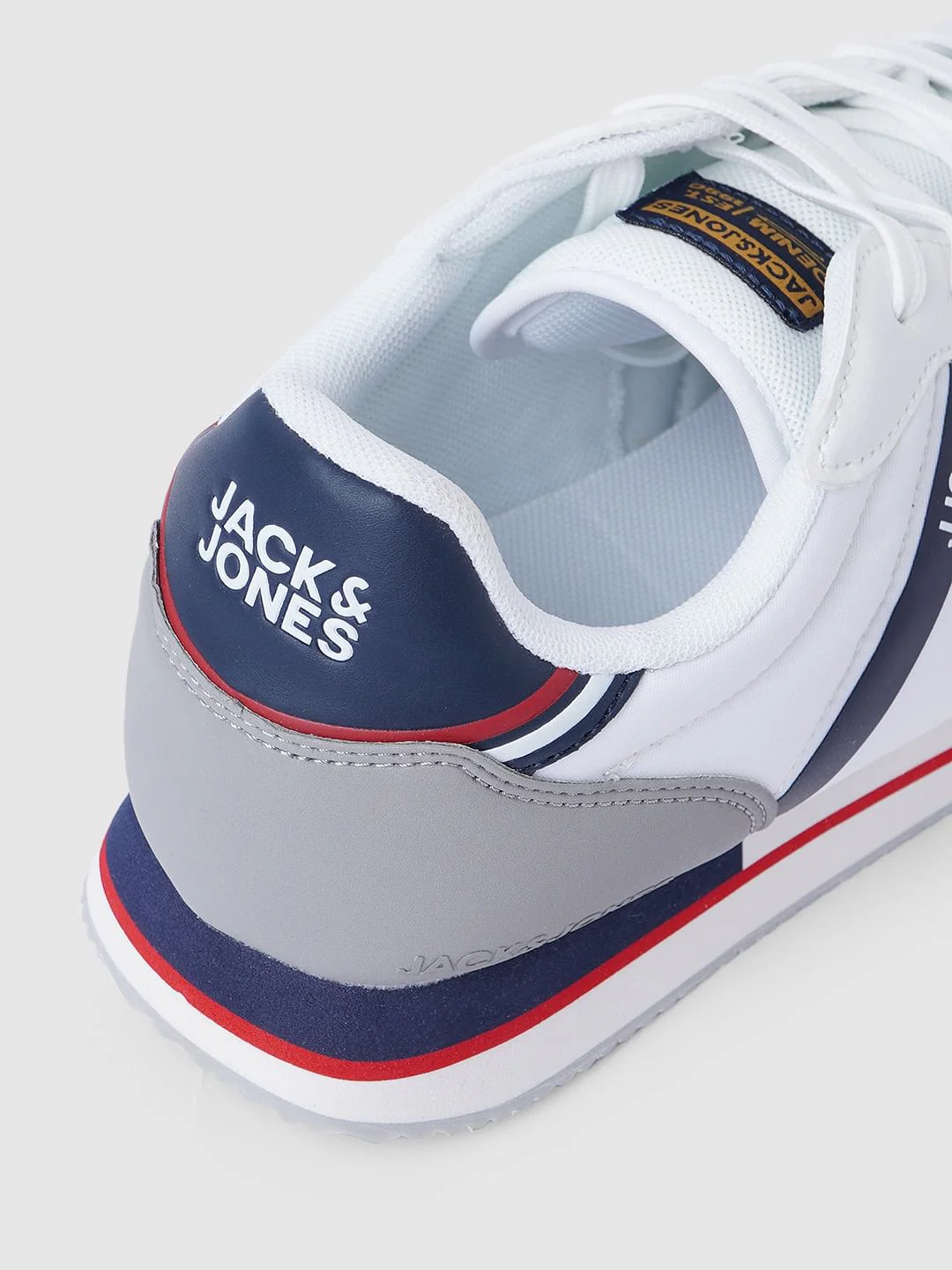 White Colourblocked Sneakers - Image 8