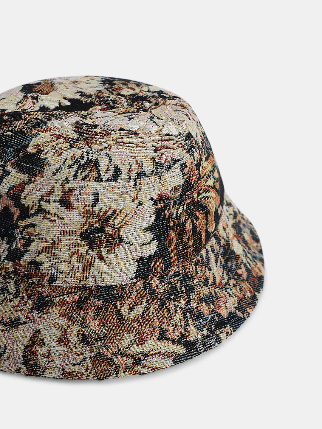 Brown Printed Bucket Hat - Image 4