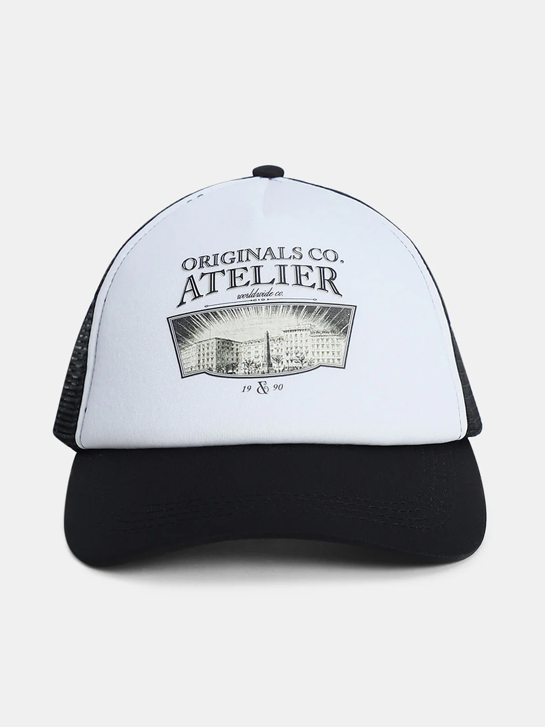 Navy Mesh Trucker Cap
