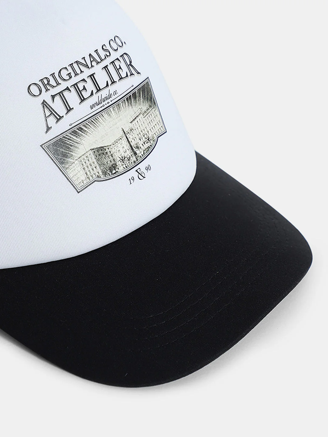 Navy Mesh Trucker Cap - Image 4