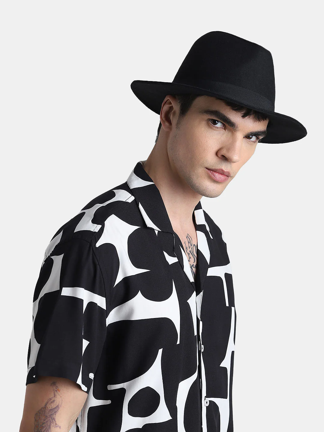 Black Fedora Hat - Image 6
