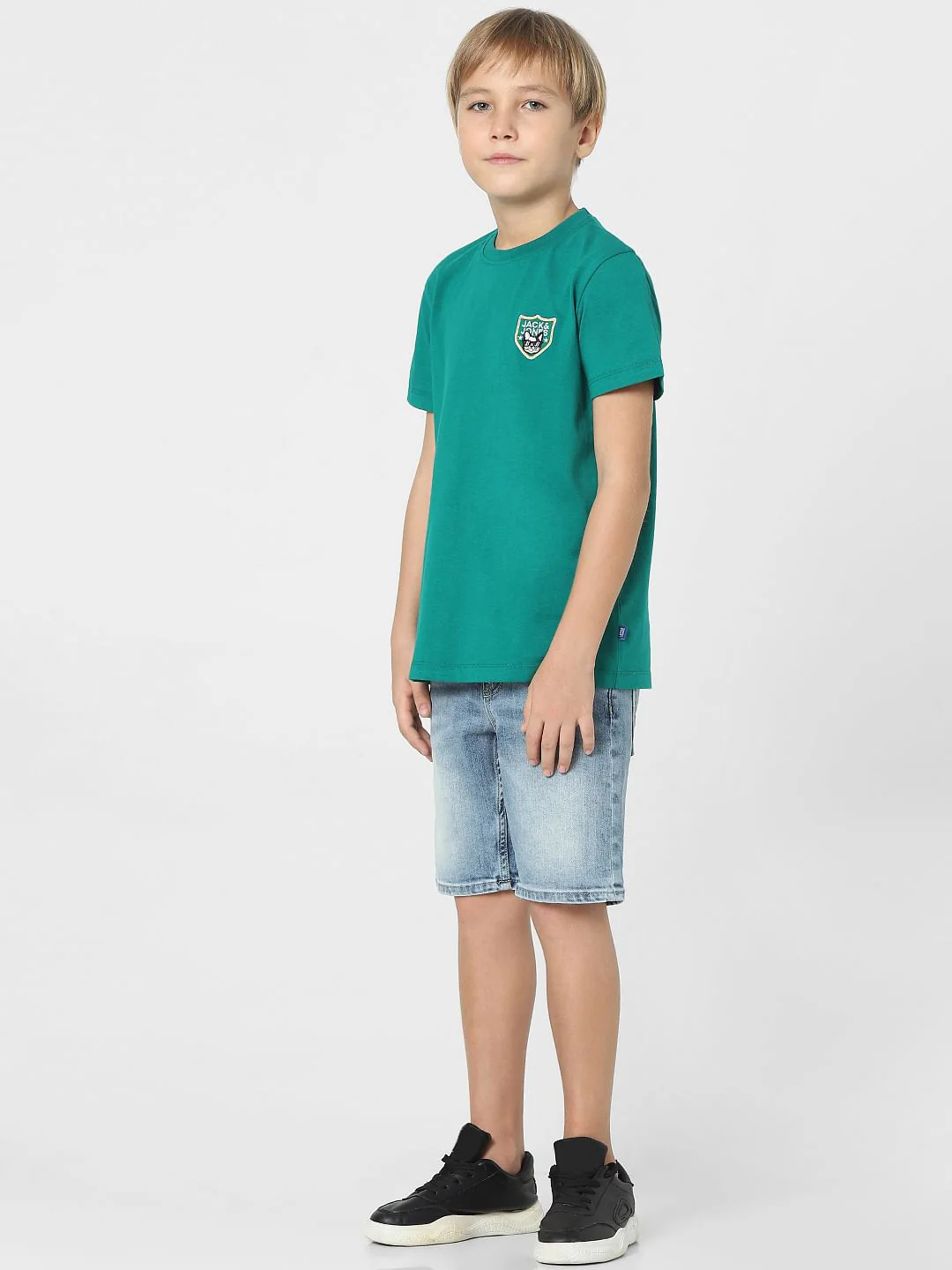Boys Green Crew Neck T-shirt - Image 6