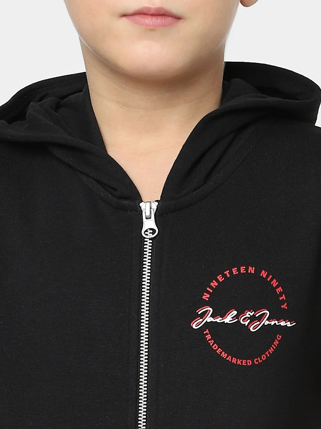 Boys Black Hooded Sweatshirt - Image 5