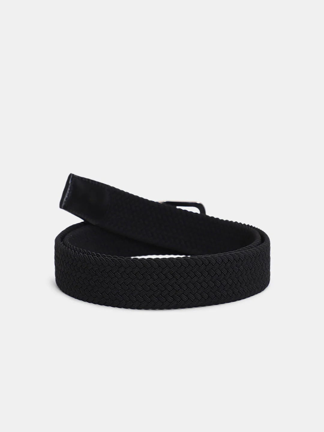 Black Braided Belt - Image 2