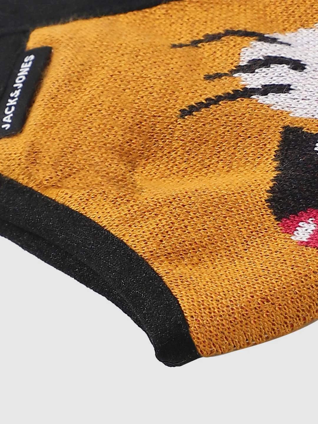 BOYS Yellow Graphic Print Knit Mask - Image 12