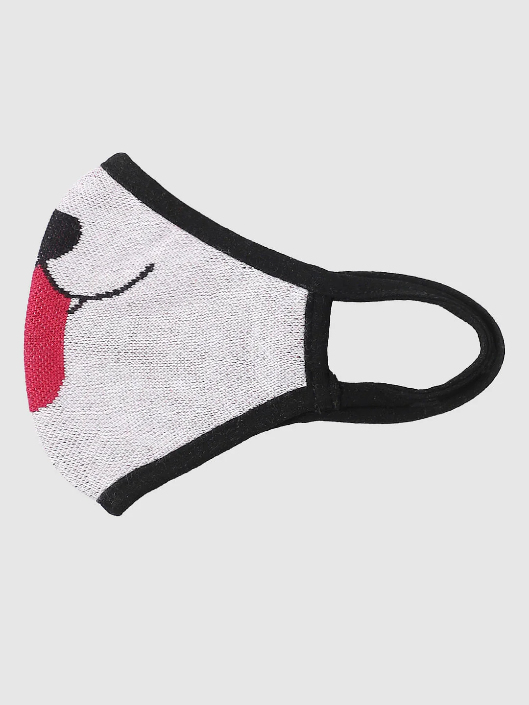 BOYS Yellow Graphic Print Knit Mask - Image 7