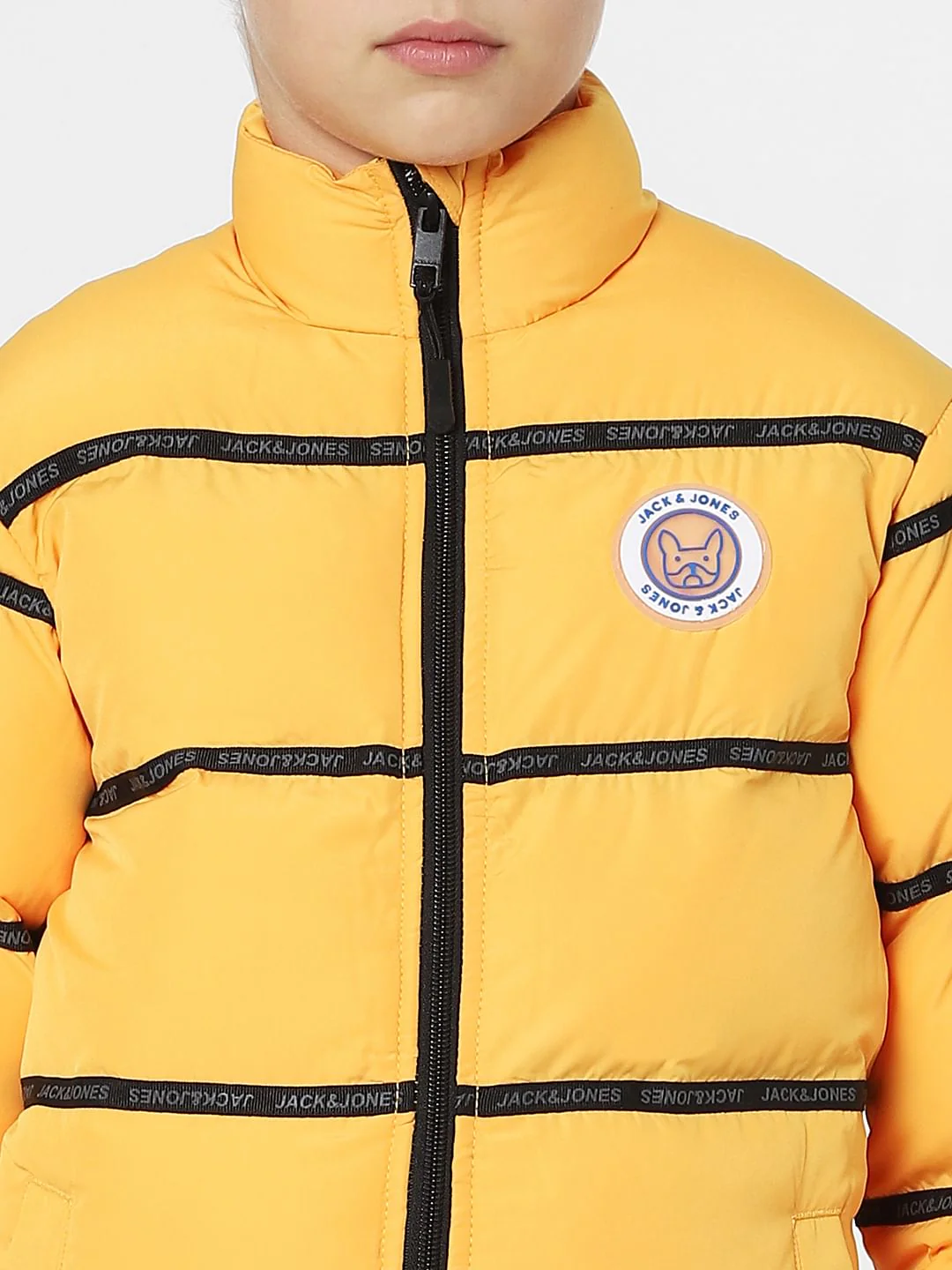 Boys Yellow Puffer Jacket - Image 5