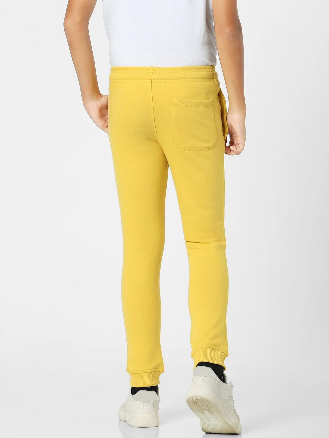 Yellow Mid Rise Sweatpants - Image 4