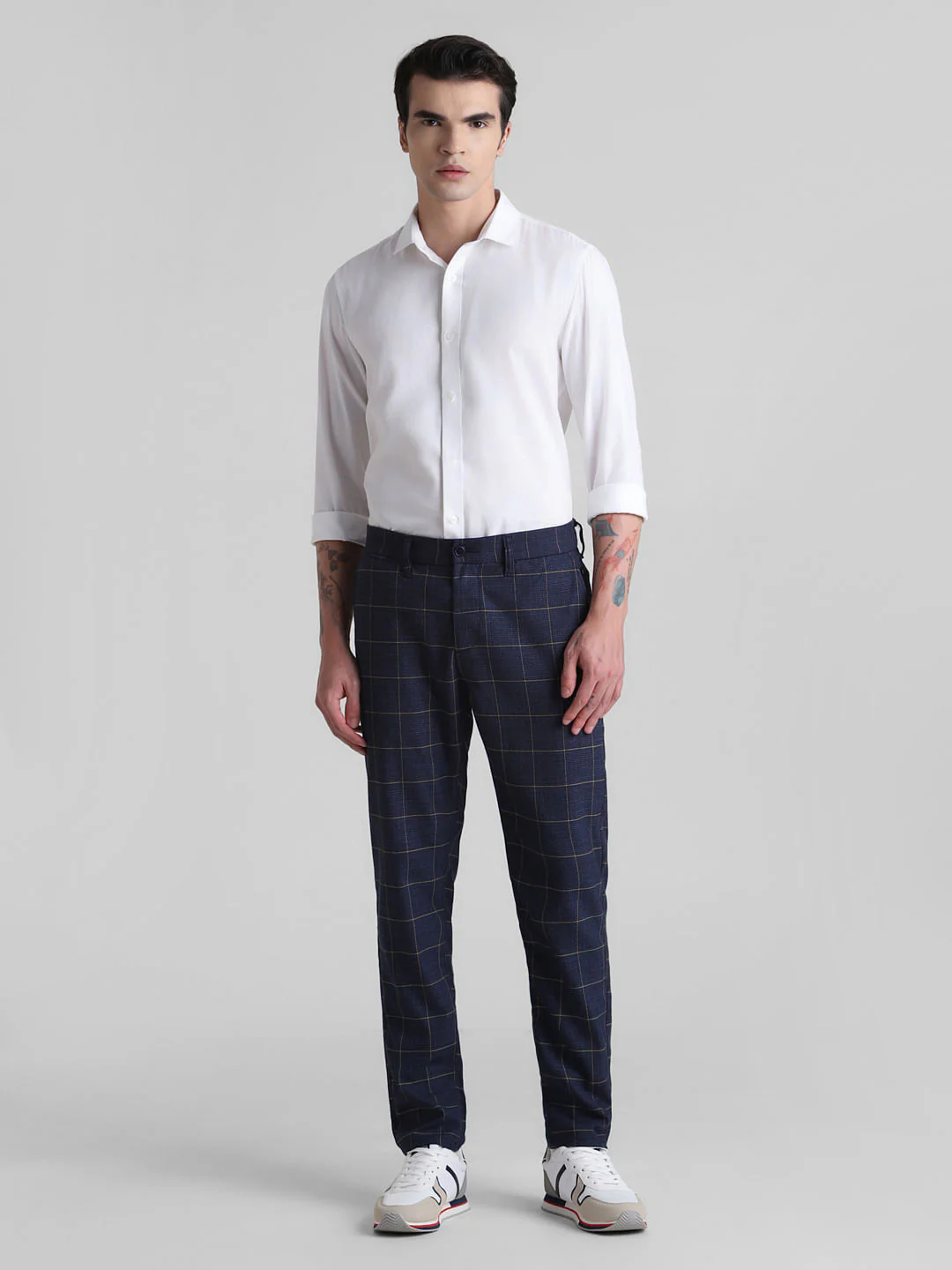 White Full Sleeves Solid Shirt - Image 6
