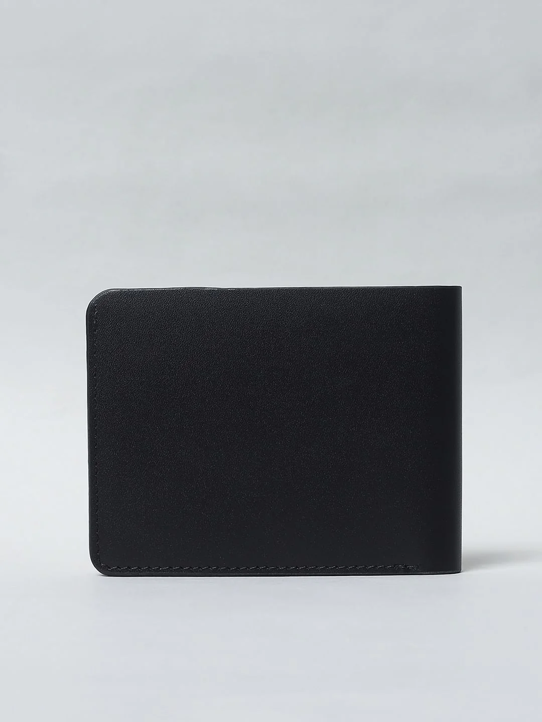 Black Studded Leather Wallet - Image 3