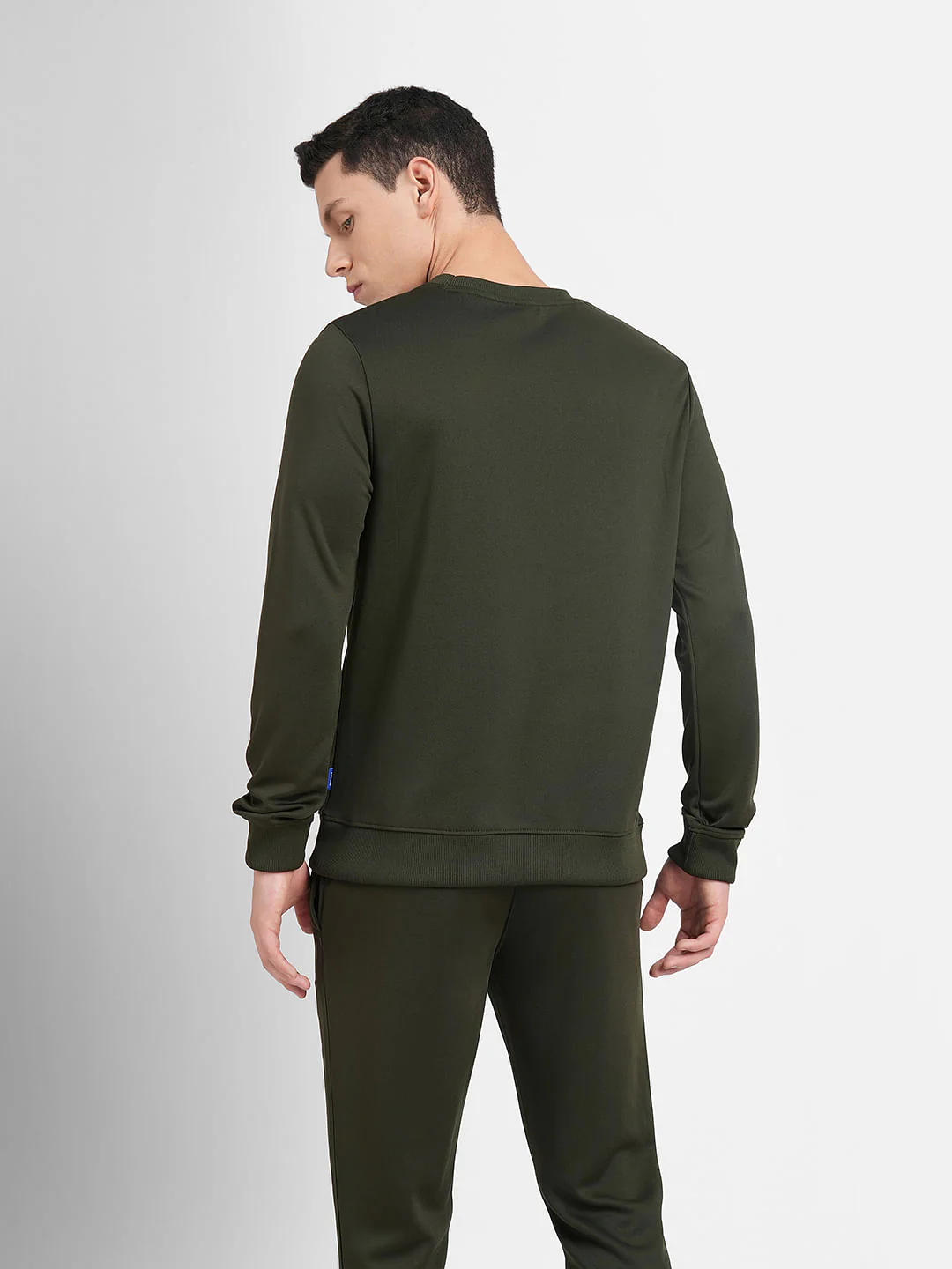 Dark Green Logo Print Tracksuit - Image 4