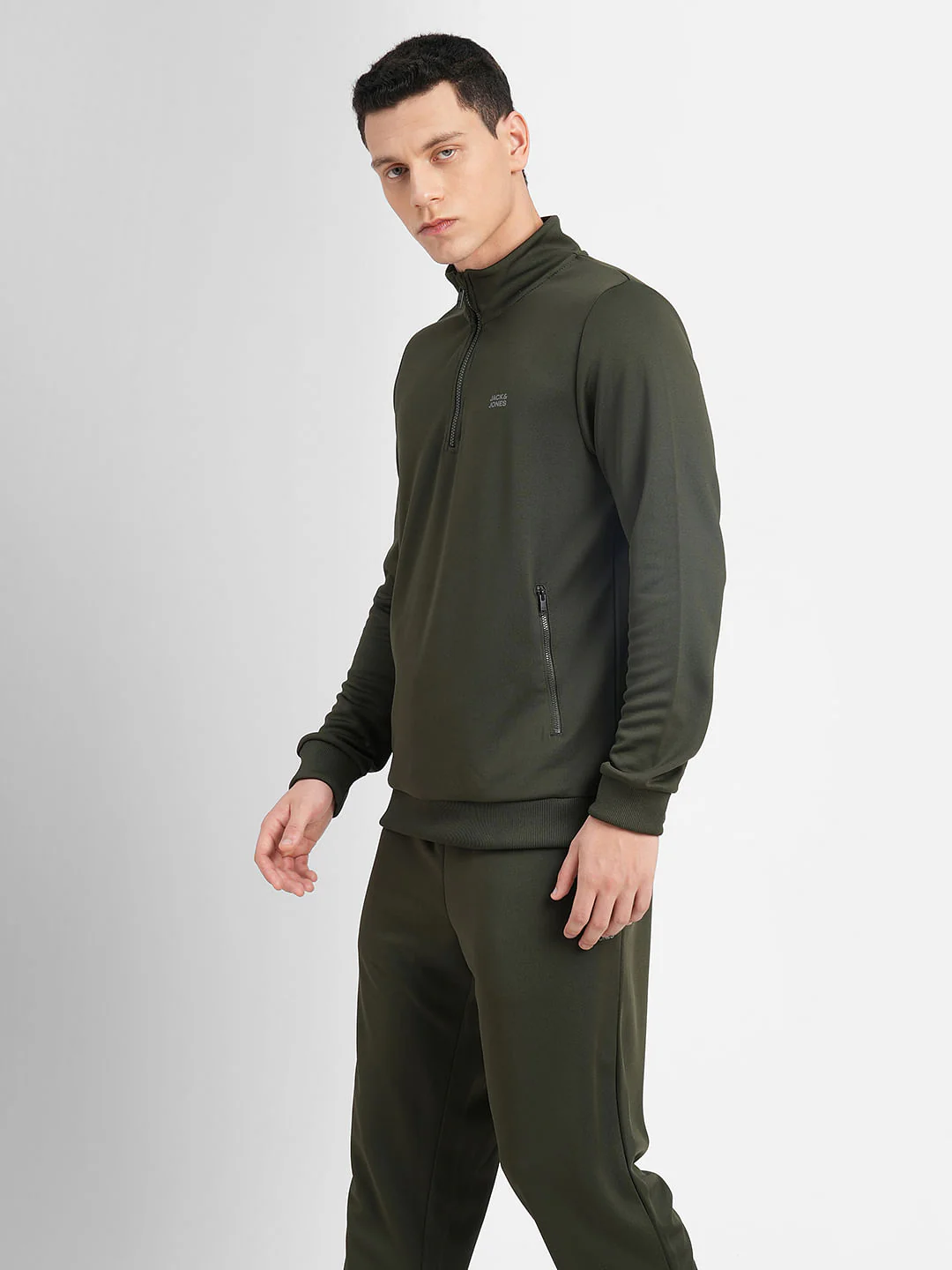 Black Logo Print Tracksuit - Image 3