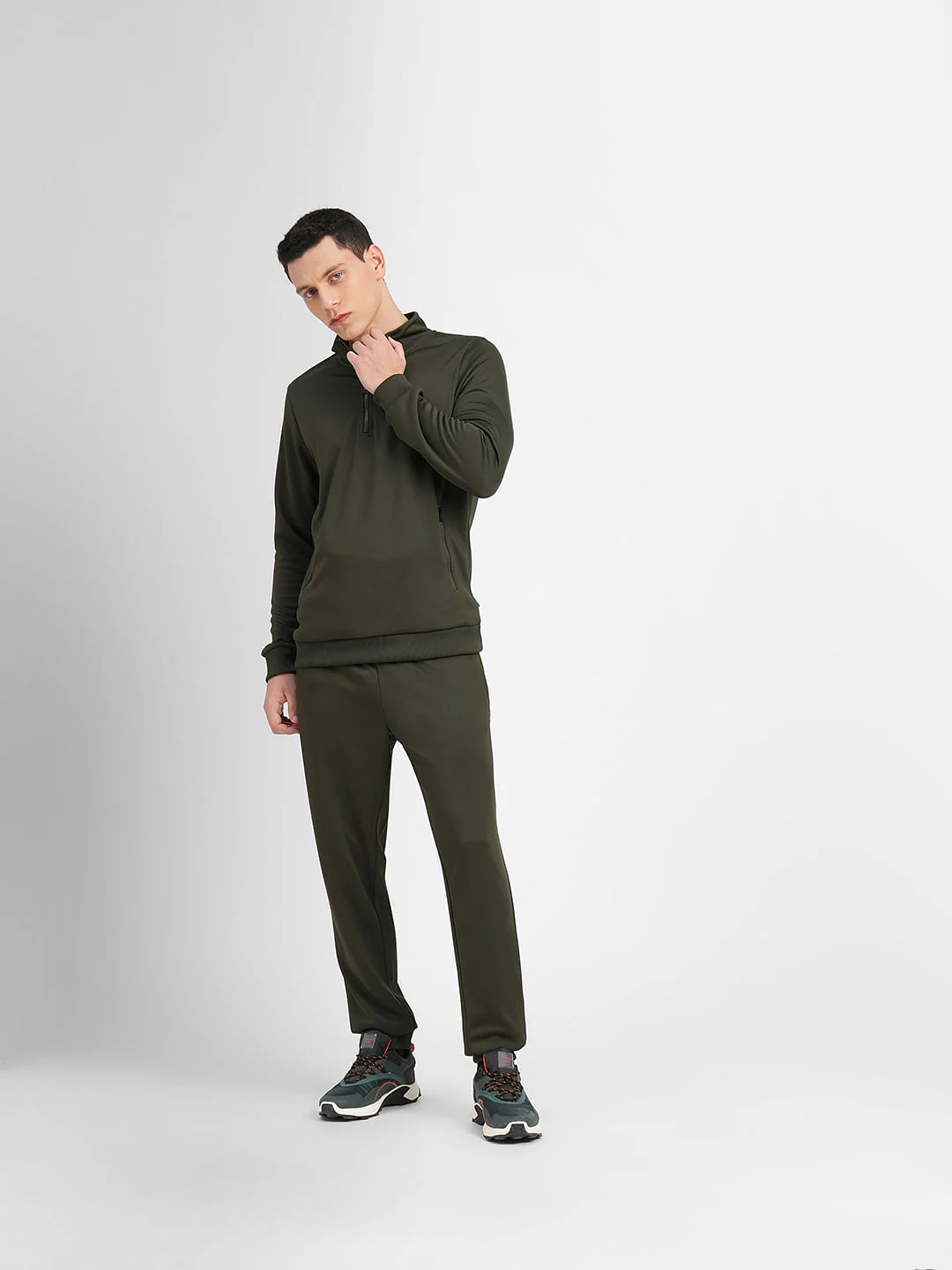 Black Logo Print Tracksuit - Image 6