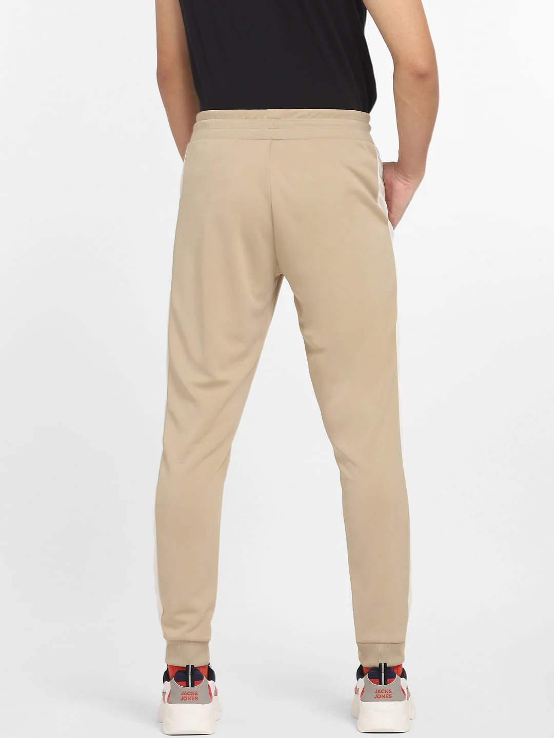 Beige Logo Print Tracksuit - Image 8