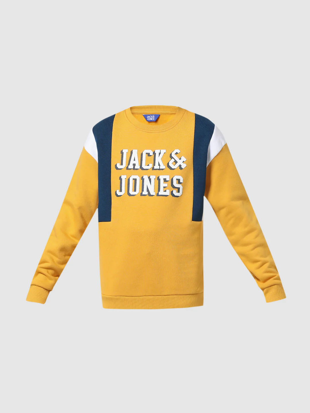 Yellow Logo Text Sweatshirt - Image 6