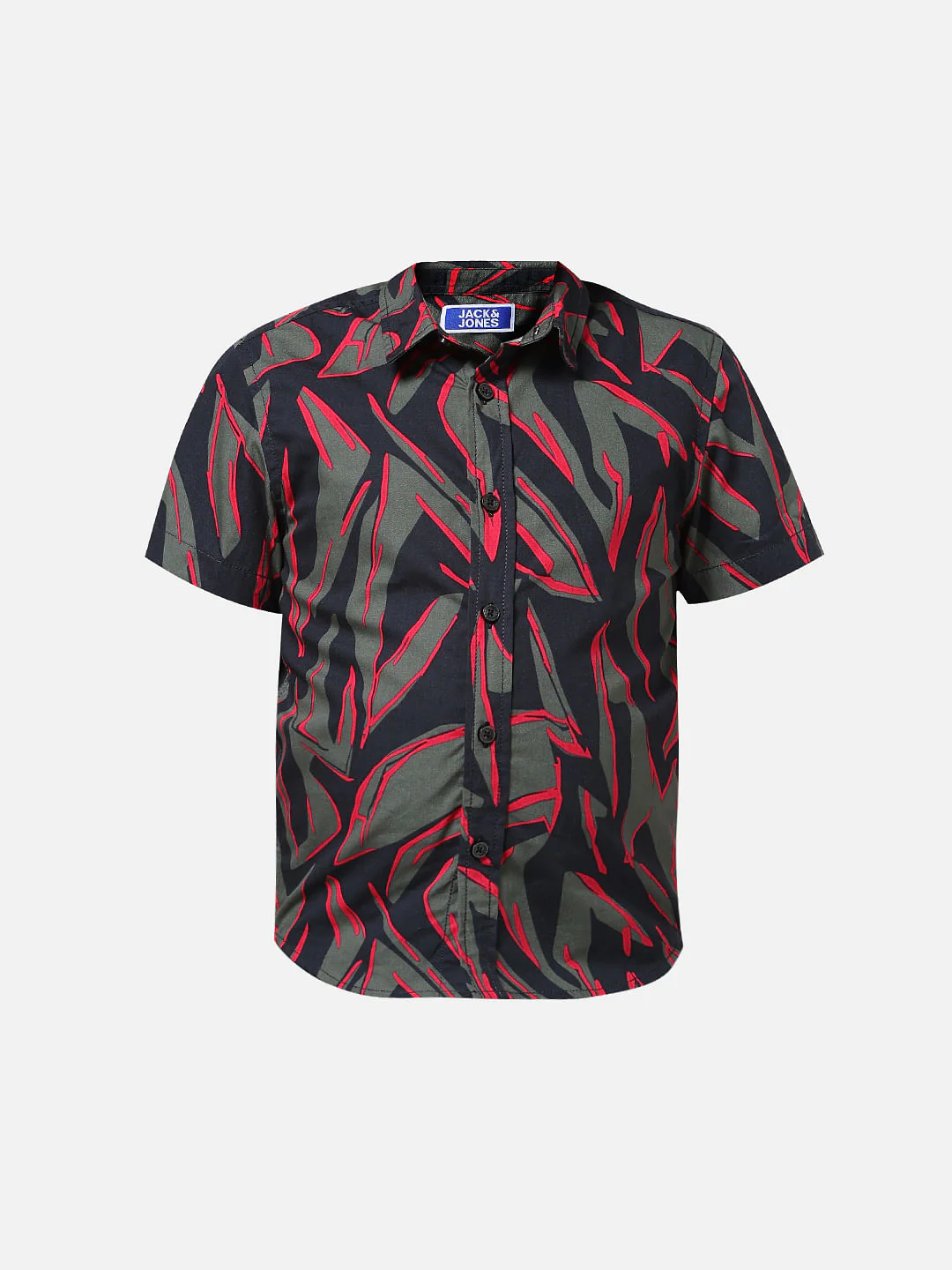 JUNIOR BOYS Blue Space Print Full Sleeves Shirt - Image 6