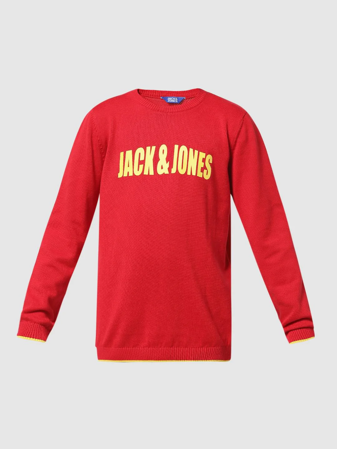 Red Logo Print Pullover - Image 6