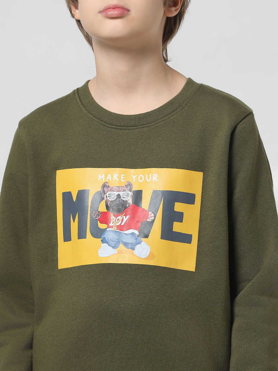 Green Doggo Print Sweatshirt - Image 4