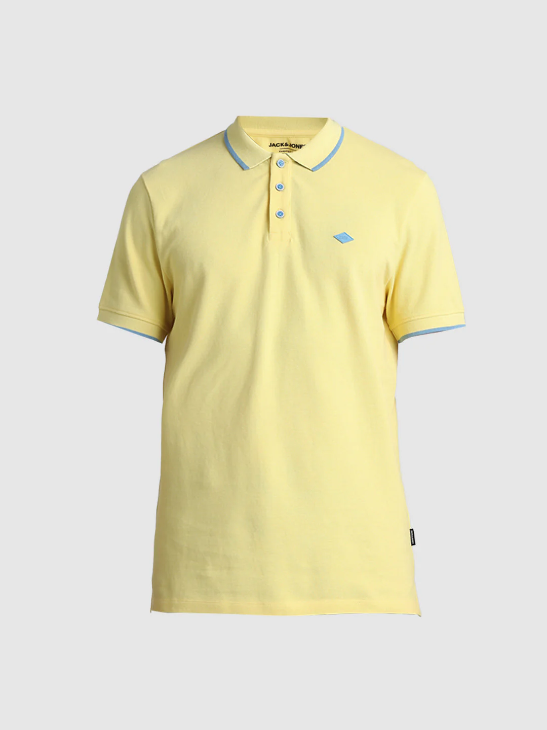 Yellow Contrast Tipping Polo - Image 7