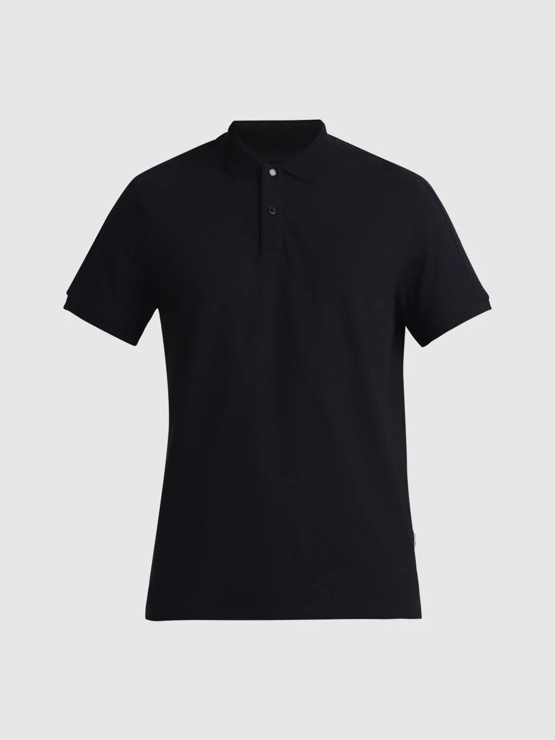 Black Tape Detail Polo - Image 7