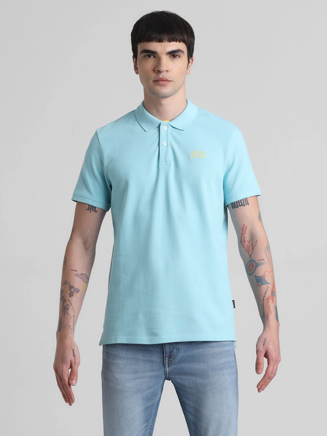 Blue Cotton Polo - Image 8