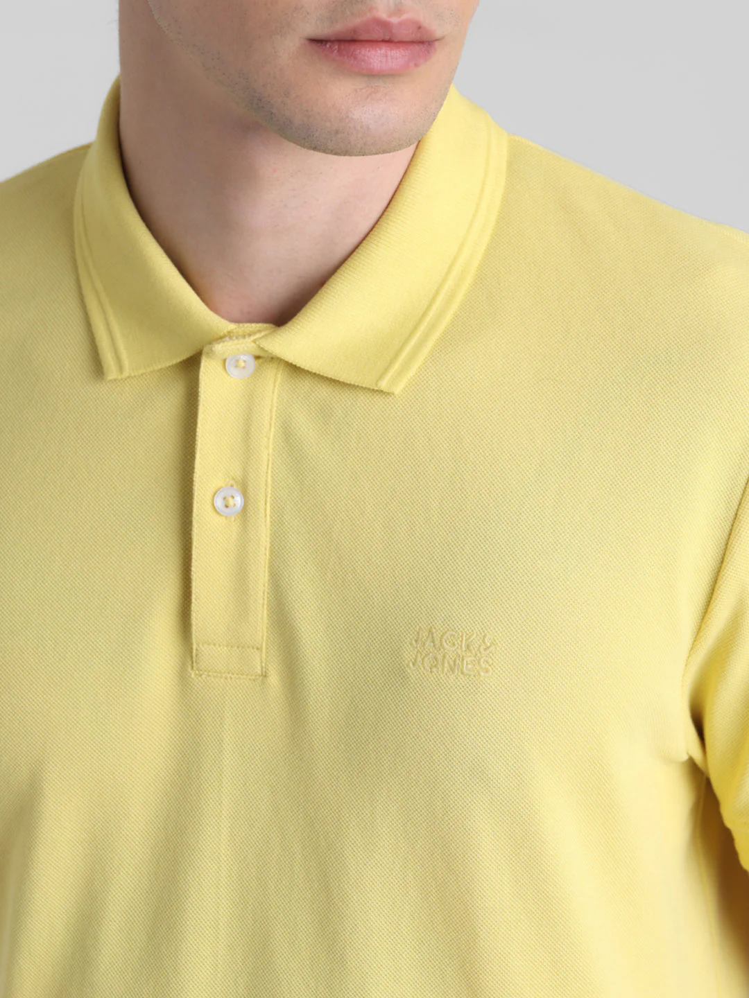 Yellow Solid Polo - Image 5